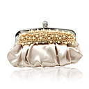  Gorgeous Satin With Beadings Evening Handbags/ Clutches More Colors Available