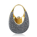 Satin Schale Abend Handtasche Kupplung