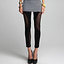 Lace Patch Legging Pants