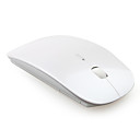 Mouse Inalámbrico Ultra Delgado USB 2.4GHz en Plateado
