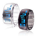 Coppia di orologi LED futuristici - Bianco e Nero