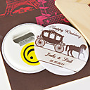 Personalized Bottle Opener/Fridge Magnet - Carriage (set of 12)