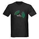 sonores et la musique activée Vu-mètre spectre Visualizer el conduit t-shirt (4 * AAA)