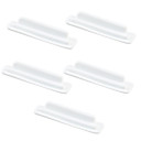 Anti-støv gummi stift til iPad, iPhone og iPod (5stk-Pakke,hvid)