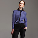 ts acanalada camisa blusa hombro