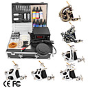 6 Guns Tattoo Kit with  LCD Power and 7*30 Ink