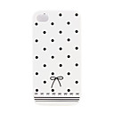 Protective Spot Pattern Ultrathin Back Case for iPhone4 (Black Spot)