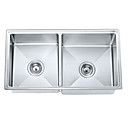 30 inch Undermount Stainless Steel Kitchen Sink (Double bowl)