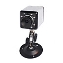 All Metal Casing IP Camera with 8 Infrared LEDs Night Vision, LAN Cable