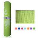 clássico flor projeto anti-derrapante pvc yoga mat mat de fitness (6mm)