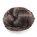 Brown Synthetic Braided Bun Hairpiece