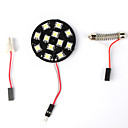 12 Ampoule LED blanches super voiture pleine lumière 5050
