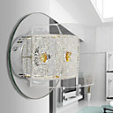 moderna de cristal de la pared de luz