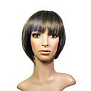 Capless Short Black High Quality Synthetic Natural Hair Wig