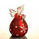 Red Crystal Snowflake Angle