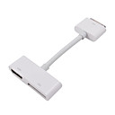 1080P Apple 30pin Male to HDMI & Apple 30pin Female Adapter Cable for iPad, iPhone and iPod Touch