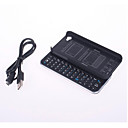 ultraminces bluetooth cas clavier coulissant dur pour Apple iPhone 4 - noir