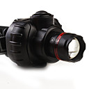  de alta potência 3-modo de farol de luz branca - 3 x AAA (preto)