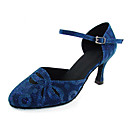 sapatos de dança de salão superior tafetá latin / moderno sapatos para mulheres mais cores