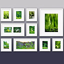 White Photo Wall Frame Collection - Set of 10