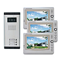 Infrared Video Door Phone System (3 LCD Screens, Easy Installation)