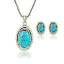 Elegant Earrings and Necklace Jewelry Set