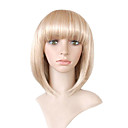 Capless Imported heat-resistant Fiber Short Straight Hair Wig