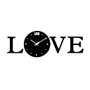 i love you horloge murale en acrylique mute
