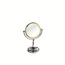 Ronde grossissement 3x conduit miroir table éclairée