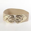 TS Sequin Carved Gold Leaf Wide Belt