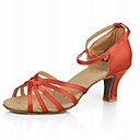 Satin Upper Dance Shoes Ballroom Latin Shoes for Women