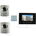 7 Inch Touch Screen Video Door Phone (ABS Camera, Support 2 Doors)