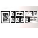 Black Photo Wall Frame Collection - Set of 10