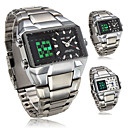 osiris - Analog-Digital-Dual-Display-schwarzem Zifferblatt Armbanduhr