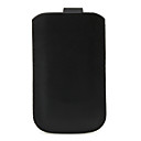 Protective PU Leather Case with Pull-up Strap for iPhone 4, 4S, 3G, 3GS