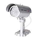 inalámbrico IR LED cámara de seguridad falsa simulada exterior / interior