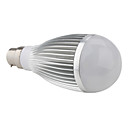 B22 7W Warm White LED Ball Bulb (95-265V)