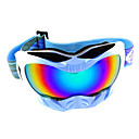 marea-doble color de la niebla de doble lente contra con tres gafas esponja nieve negro con gafas de esquí