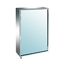 miroir salle de bains avec cabinet en acier inoxydable rectangle