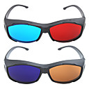 re-utilizable de plástico marco de resina de lentes gafas 3D