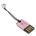Kingmax USB 2.0 MicroSDHC Memory Card Reader (Pink)