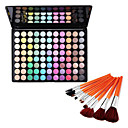 88 Colors Eye Shadow and Cosmetic Brushes Set