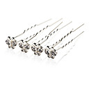  4 Pieces Gorgeous Rhinestones Wedding Bridal Pins More Colors Available