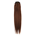 18 inch 9 stuks menselijk haar zijdezacht rechte clips in hair extensions