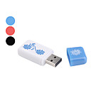 Pisen Mini USB 2.0 MicroSD Memory Card Reader (Assorted Colors)