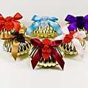 Shell Favor Holder With Bow And Chinese Knot (Set of 6)