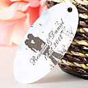 tag personalizado favor oval - Jardim amor (conjunto de 60)