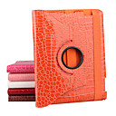étui en cuir de crocodile rythme rotatif pour iPad2