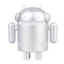 USB Android Robot Speakers Laptop Tablet PC MID (Silver)