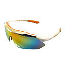 Basto-hoge kwaliteit sportbril fietsen bril met 3 stuks uv filtering, gepolariseerd en een stuk lens (6 kleuren beschikbaar)